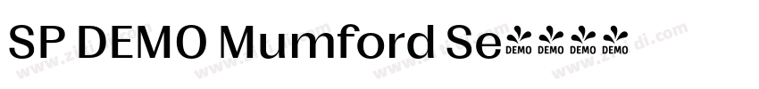 SP DEMO Mumford Se字体转换 SP DEMO Mumford Se字体转换